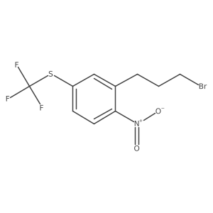 1-(3-Bromopropyl)-2-nitro-5-(trifluoromethylthio)benzene Structure