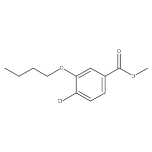 Methyl 3-butoxy-4-chlorobenzoate结构式