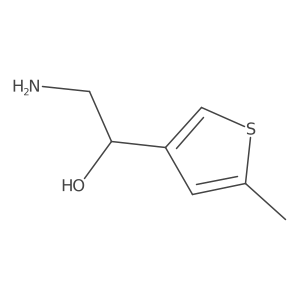 (1R)-2-Amino-1-(5-methylthiophen-3-yl)ethan-1-ol Structure