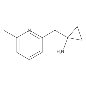 1-[(6-Methylpyridin-2-yl)methyl]cyclopropan-1-amine Structure