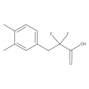 3-(3,4-Dimethylphenyl)-2,2-difluoropropanoic acid Structure