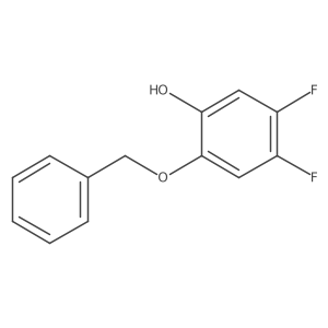 2-(Benzyloxy)-4,5-difluorophenol结构式