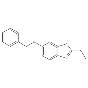 5-(Benzyloxy)-2-(methylthio)-1H-benzo[d]imidazole结构式