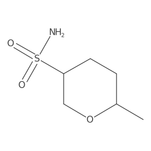 6-Methyloxane-3-sulfonamide Structure