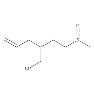 4-(Chloromethyl)-6-methanesulfinylhex-1-ene Structure