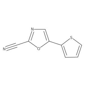 5-(Thiophen-2-yl)oxazole-2-carbonitrile Structure
