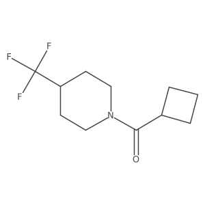 Cyclobutyl(4-(trifluoromethyl)piperidin-1-yl)methanone Structure