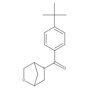 2-Oxa-5-azabicyclo[2.2.1]heptan-5-yl(4-(tert-butyl)phenyl)methanone Structure