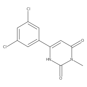6-(3,5-Dichlorophenyl)-3-methyl-1,2,3,4-tetrahydropyrimidine-2,4-dione Structure