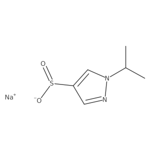sodium 1-(propan-2-yl)-1H-pyrazole-4-sulfinate Structure