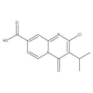 2-chloro-4-oxo-3-(propan-2-yl)-4H-pyrido[1,2-a]pyrimidine-8-carboxylic acid Structure