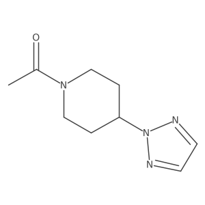 1-(4-(2H-1,2,3-triazol-2-yl)piperidin-1-yl)ethanone结构式