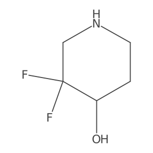 (R)-3,3-Difluoropiperidin-4-ol结构式