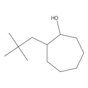 rac-(1R,2S)-2-(2,2-dimethylpropyl)cycloheptan-1-ol结构式