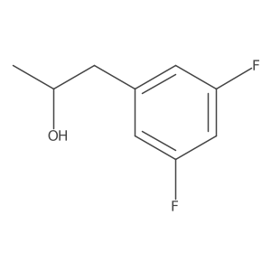 (2S)-1-(3,5-difluorophenyl)propan-2-ol Structure