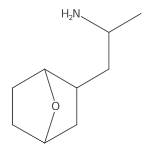 (2R)-1-{7-oxabicyclo[2.2.1]heptan-2-yl}propan-2-amine Structure