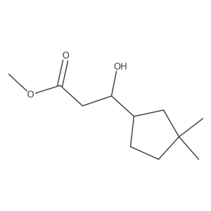 Methyl 3-(3,3-dimethylcyclopentyl)-3-hydroxypropanoate Structure