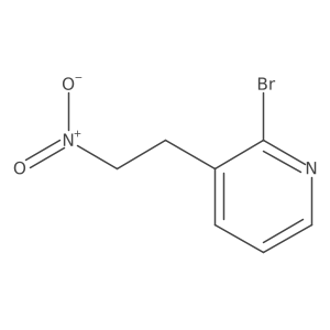 2-Bromo-3-(2-nitroethyl)pyridine结构式