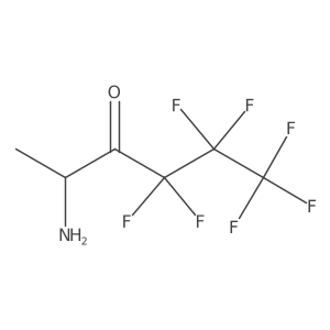 2-Amino-4,4,5,5,6,6,6-heptafluorohexan-3-one Structure