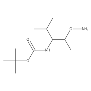 tert-butyl N-[2-(aminooxy)-4-methylpentan-3-yl]carbamate结构式