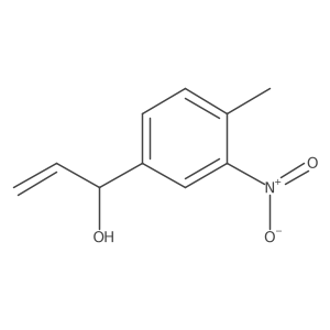 1-(4-Methyl-3-nitrophenyl)prop-2-en-1-ol结构式