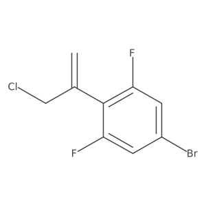 5-Bromo-2-(3-chloroprop-1-en-2-yl)-1,3-difluorobenzene结构式