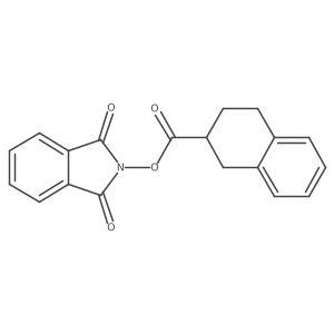 1,3-dioxo-2,3-dihydro-1H-isoindol-2-yl 1,2,3,4-tetrahydronaphthalene-2-carboxylate Structure