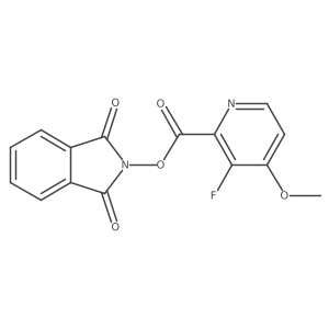 1,3-dioxo-2,3-dihydro-1H-isoindol-2-yl 3-fluoro-4-methoxypyridine-2-carboxylate Structure