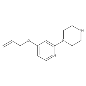1-(4-Allyloxypyridin-2-yl)-piperazine Structure