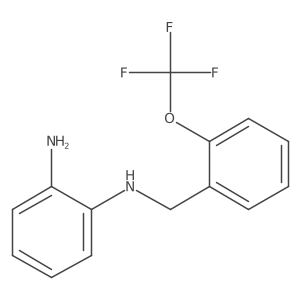 N1-{[2-(trifluoromethoxy)phenyl]methyl}benzene-1,2-diamine Structure