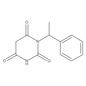 1-(1-Phenylethyl)-1,3-diazinane-2,4,6-trione Structure