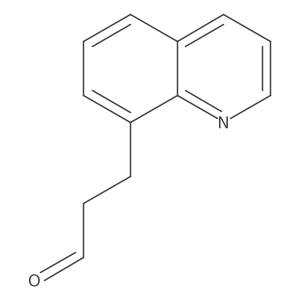 8-Quinolinepropanal Structure