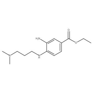 Ethyl 3-amino-4-[[3-(dimethylamino)propyl]amino]benzoate结构式