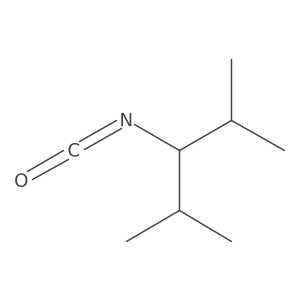 3-Isocyanato-2,4-dimethylpentane结构式