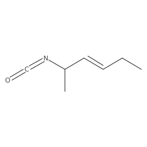 2-Isocyanatohex-3-ene结构式
