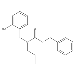 benzyl N-[(2-hydroxyphenyl)methyl]-N-propylcarbamate Structure