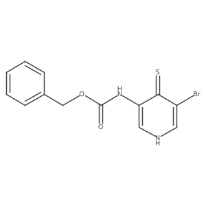 benzyl N-(5-bromo-4-sulfanylpyridin-3-yl)carbamate Structure