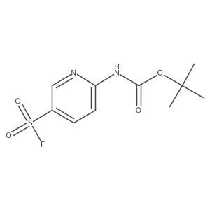 tert-butyl N-[5-(fluorosulfonyl)pyridin-2-yl]carbamate Structure