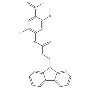 (9H-fluoren-9-yl)methyl N-(2-hydroxy-5-methoxy-4-nitrophenyl)carbamate Structure