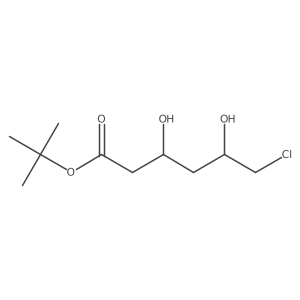 (3S,5S)-tert-Butyl 6-chloro-3,5-dihydroxyhexanoate Structure