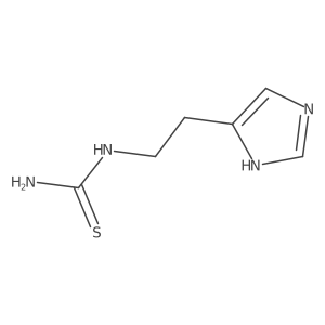 N-[2-(1H-imidazol-5-yl)ethyl]thiourea结构式