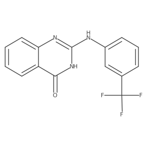 2-[3-(trifluoromethyl)anilino]-4(3H)-quinazolinone Structure