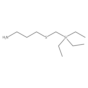 3-(((Triethylsilyl)methyl)thio)propan-1-amine结构式