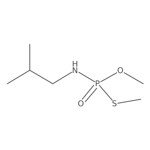 O=P(OC)(SC)N-I-BU Structure