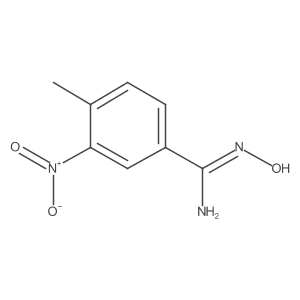 N'-hydroxy-4-methyl-3-nitrobenzimidamide结构式