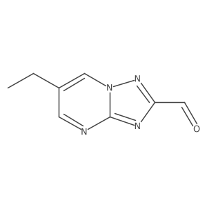 6-Ethyl-[1,2,4]triazolo[1,5-a]pyrimidine-2-carbaldehyde结构式