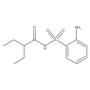 N-(2-aminophenyl)sulfonyl-2-ethylbutanamide结构式