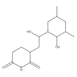 3-[2-Hydroxy-2-(2-hydroxy-3,5-dimethylcyclohexyl)ethyl]-2,6-piperidinedione Structure
