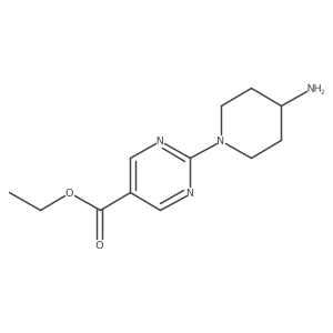 Ethyl 2-(4-aminopiperidin-1-yl)pyrimidine-5-carboxylate Structure
