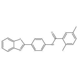 N-[4-(1,3-benzothiazol-2-yl)phenyl]-2,5-dimethylbenzamide Structure